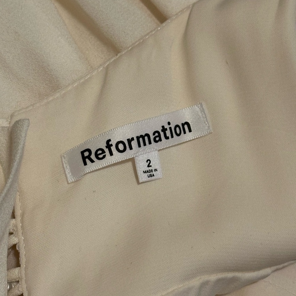 Reformation Lecce in Ivory - Picture 5 of 6